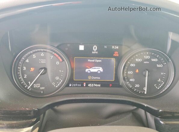 1GYKPCRS7LZ141829 2020 CADILLAC XT6 White Вид щитка приладів