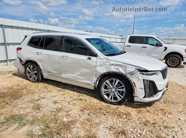 1GYKPCRS7RZ719288 2024 CADILLAC XT6 Белый Передняя правая четверть