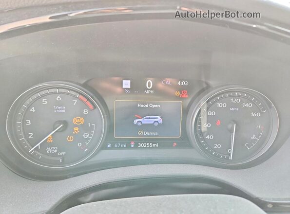 1GYKPCRS7RZ719288 2024 CADILLAC XT6 Белый Вид щитка приборов