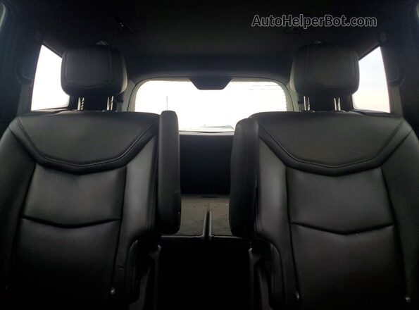 1GYKPCRS8LZ113568 2020 CADILLAC XT6 Black Rear seats view