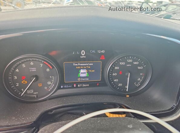 1GYKPCRS8NZ156245 2022 CADILLAC XT6 Черный Вид щитка приборов