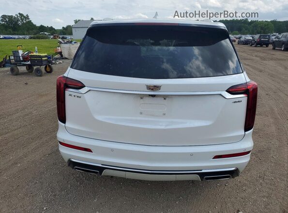 1GYKPCRS8SZ122849 2025 CADILLAC XT6 White Vista trasera