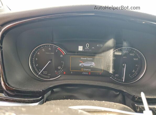1GYKPCRS8SZ122849 2025 CADILLAC XT6 White Vista del cuadro de instrumentos