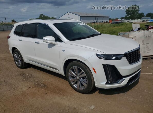 1GYKPCRS8SZ122849 2025 CADILLAC XT6 White Delantero derecho