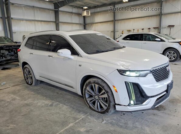1GYKPCRS9LZ136387 2020 CADILLAC XT6 Белый Передняя правая четверть