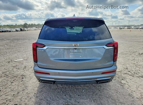1GYKPCRSXSZ136848 2025 CADILLAC XT6 Серебряный Вид сзади