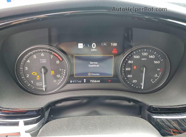 1GYKPCRSXSZ136848 2025 CADILLAC XT6 Серебряный Вид щитка приборов