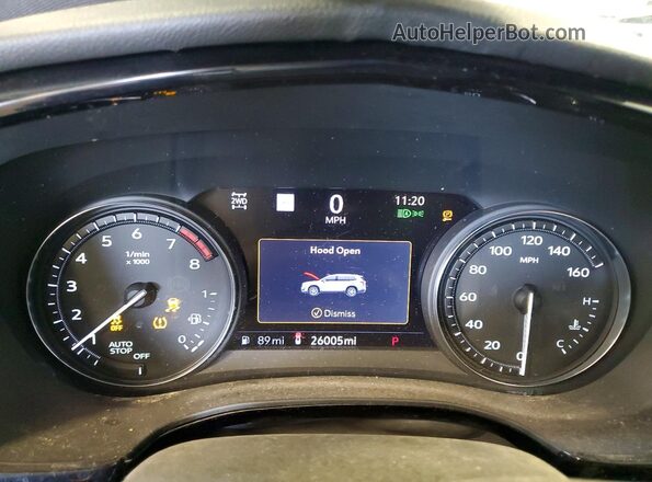 1GYKPDRS1LZ130198 2020 CADILLAC XT6 Белый Вид щитка приборов