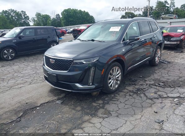 1GYKPDRS1MZ134463 2021 CADILLAC XT6 Серый Передняя левая четверть