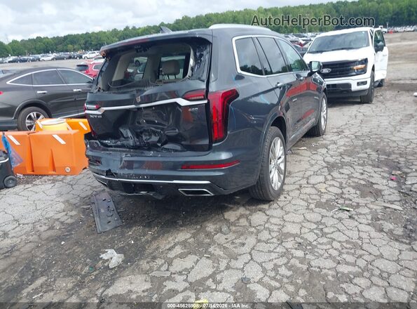 1GYKPDRS1MZ134463 2021 CADILLAC XT6 Серый Задняя правая четверть