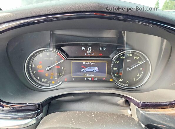 1GYKPDRS1MZ226866 2021 CADILLAC XT6 Black Вид щитка приладів