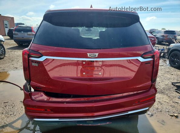 1GYKPDRS1RZ704078 2024 CADILLAC XT6 Red Вид ззаду