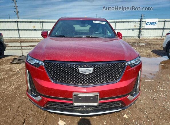 1GYKPDRS1RZ704078 2024 CADILLAC XT6 Red Вид спереду