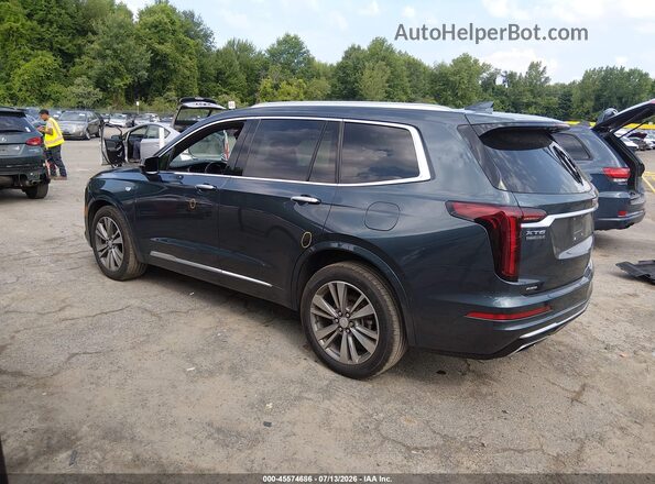 1GYKPDRS2MZ119874 2021 CADILLAC XT6 Синий Задняя левая четверть