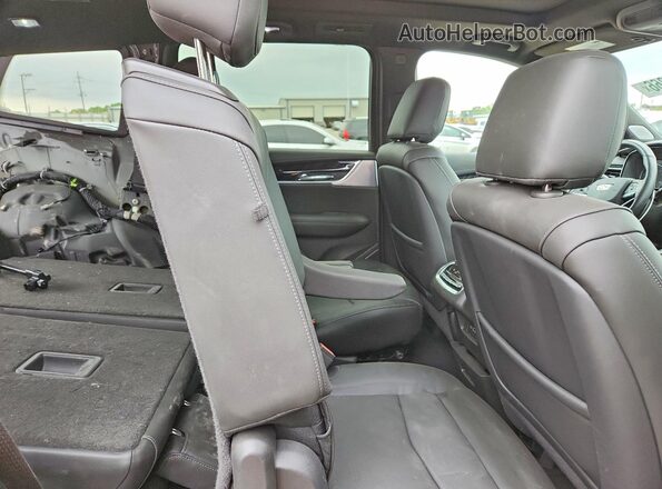 1GYKPDRS2RZ713470 2024 CADILLAC XT6 Black უკანა სალონის ხედი