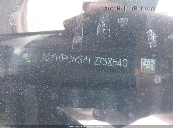 1GYKPDRS4LZ138540 2020 CADILLAC XT6 Черный Вид подкапотного пространства