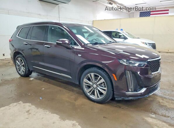 1GYKPDRS5MZ176652 2021 CADILLAC XT6 Burgundy Передня права чверть