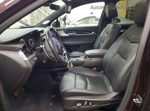 1GYKPDRS5MZ176652 2021 CADILLAC XT6 Burgundy Вид салону спереду