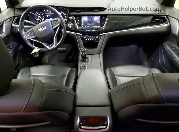 1GYKPDRS5MZ176652 2021 CADILLAC XT6 Burgundy Вид панелі приладів