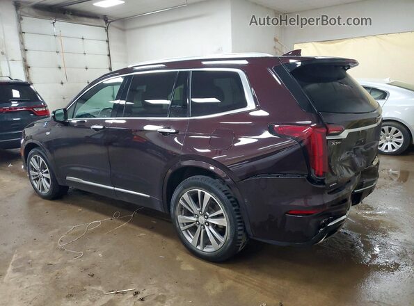 1GYKPDRS5MZ176652 2021 CADILLAC XT6 Burgundy Задня ліва чверть