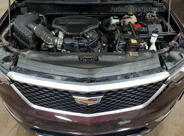 1GYKPDRS5MZ176652 2021 CADILLAC XT6 Burgundy Вид підкапотного простору