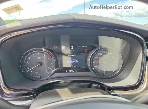 1GYKPDRS5PZ186800 2023 CADILLAC XT6 Black Вид щитка приладів