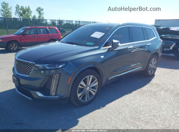 1GYKPDRS6MZ165563 2021 CADILLAC XT6 Серый Передняя левая четверть