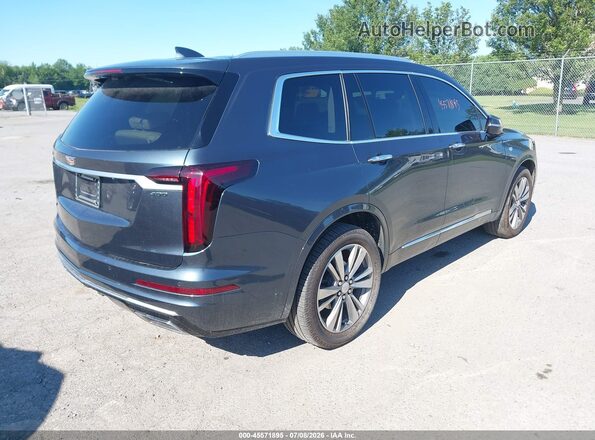 1GYKPDRS6MZ165563 2021 CADILLAC XT6 Серый Задняя правая четверть