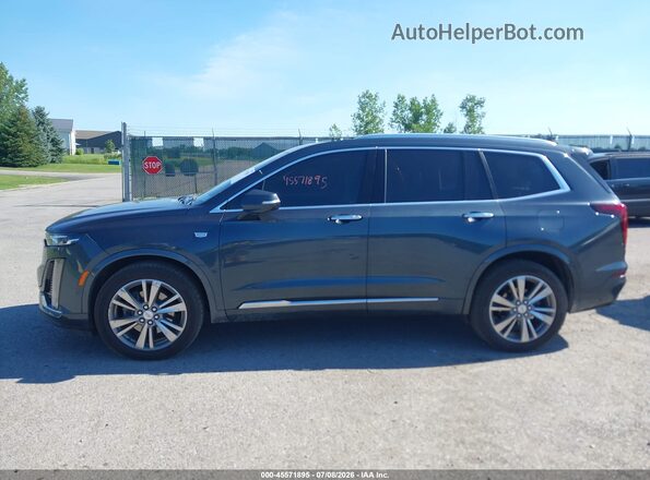 1GYKPDRS6MZ165563 2021 CADILLAC XT6 Серый Панорамный вид салона 360°