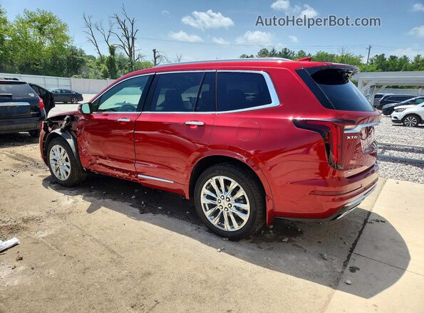 1GYKPDRS6RZ756242 2024 CADILLAC XT6 Red Trasero izquierdo