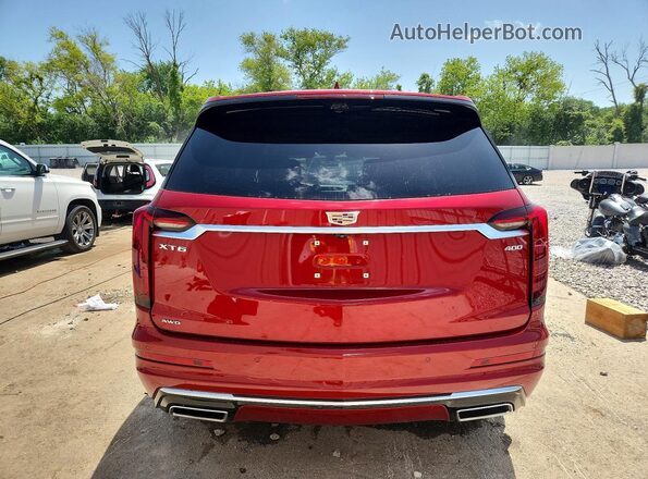 1GYKPDRS6RZ756242 2024 CADILLAC XT6 Red Vista trasera