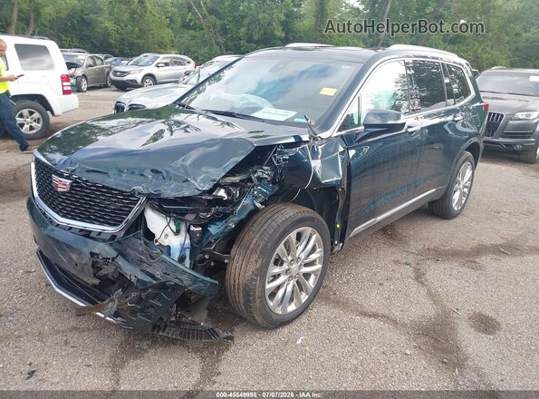 1GYKPDRS7RZ756458 2024 CADILLAC XT6 Зеленый Передняя левая четверть