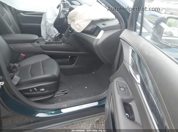1GYKPDRS7RZ756458 2024 CADILLAC XT6 Зеленый Вид салона спереди