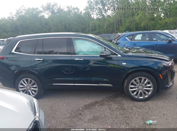 1GYKPDRS7RZ756458 2024 CADILLAC XT6 Зеленый Панорамный вид салона 360°