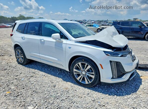 1GYKPDRS8RZ703249 2024 CADILLAC XT6 Белый Передняя правая четверть