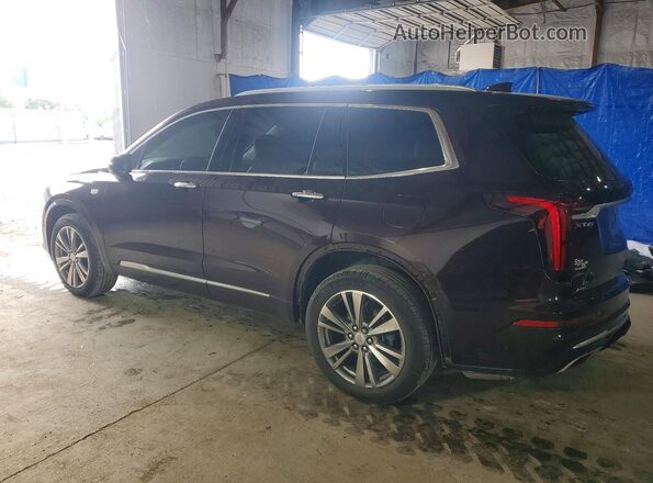 1GYKPDRS9MZ111397 2021 CADILLAC XT6 Burgundy Trasero izquierdo