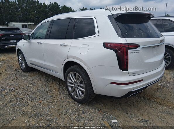 1GYKPDRS9PZ153671 2023 CADILLAC XT6 White Tył lewy