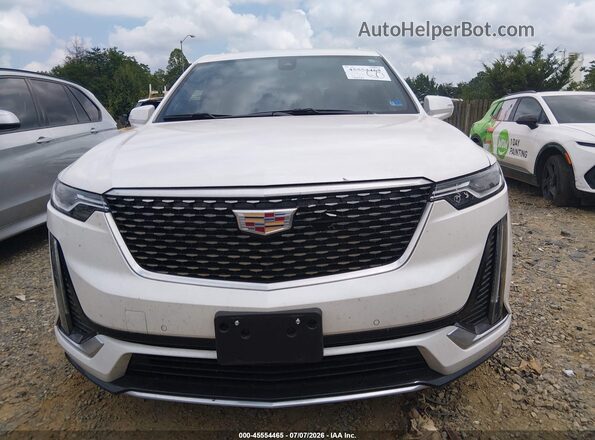 1GYKPDRS9PZ153671 2023 CADILLAC XT6 White Widok z przodu