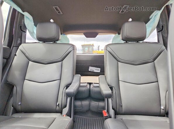 1GYKPDRS9SZ147412 2025 CADILLAC XT6 Black უკანა სავარძლების ხედი