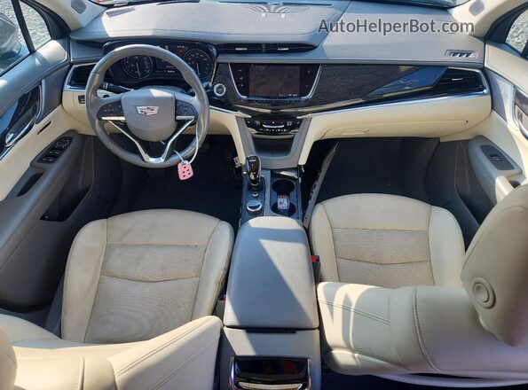 1GYKPDRSXMZ102854 2021 CADILLAC XT6 Gray Dashboard view