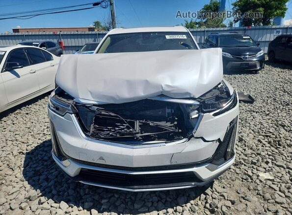 1GYKPERS5MZ227914 2021 CADILLAC XT6 Silver Front view
