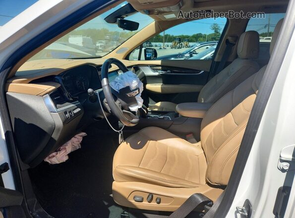 1GYKPERS5MZ227914 2021 CADILLAC XT6 Silver Front interior view