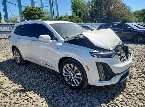 1GYKPERS5MZ227914 2021 CADILLAC XT6 Silver Front right
