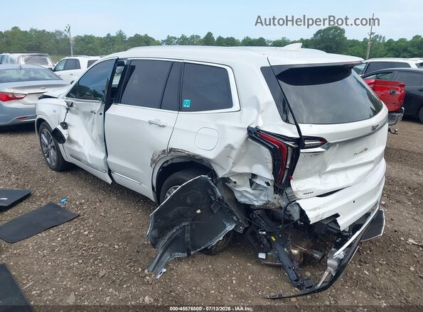 1GYKPFRS8RZ726705 2024 CADILLAC XT6 White უკანა მარცხენა