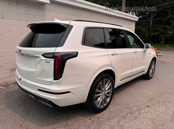 1GYKPGRS1LZ100975 2020 CADILLAC XT6 White უკანა მარჯვენა