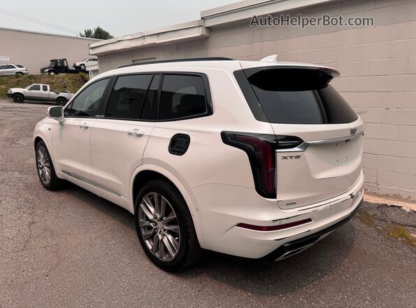 1GYKPGRS1LZ100975 2020 CADILLAC XT6 White უკანა მარცხენა