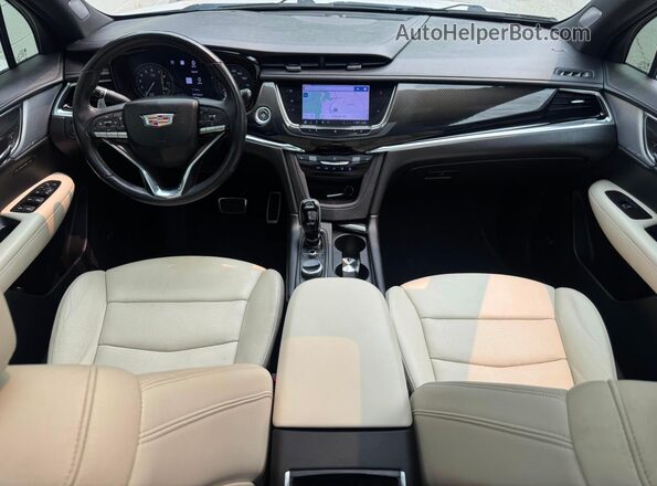 1GYKPGRS1LZ100975 2020 CADILLAC XT6 White ხელსაწყოთა პანელის ხედი