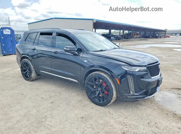 1GYKPGRS5PZ135086 2023 CADILLAC XT6 Черный Передняя правая четверть