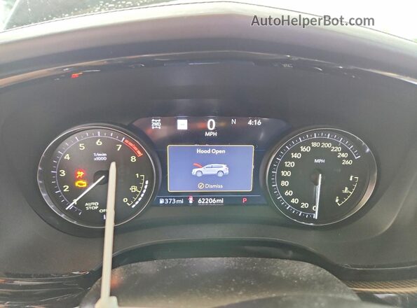 1GYKPHRS4NZ157115 2022 CADILLAC XT6 Black Vista del cuadro de instrumentos