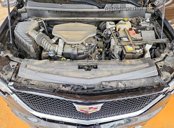 1GYKPHRS4NZ157115 2022 CADILLAC XT6 Black Vista del compartimento del motor